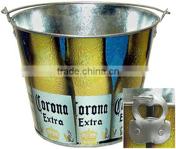 galvanized bucket for storage