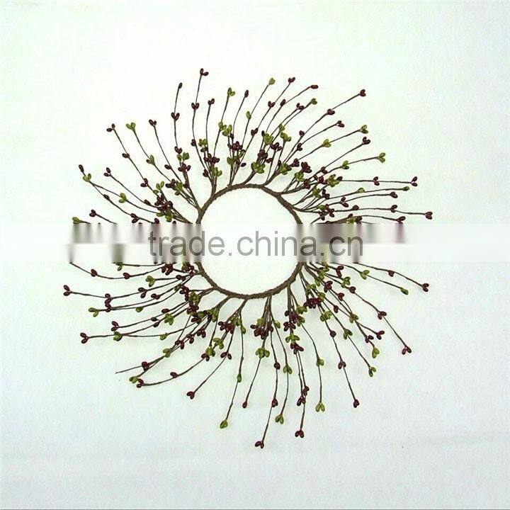 most selling items from China artificial berry wreaths for Christmas decor
