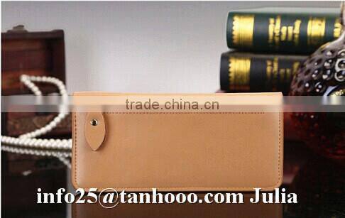Handmade leather wallet/women slim wallet money clip