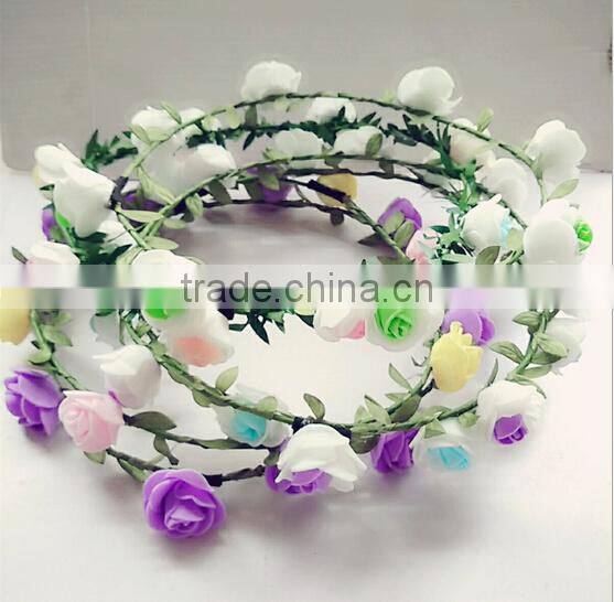 Tourist attractions hot sale flower head wreath