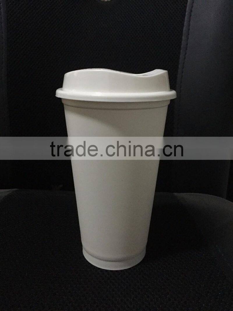 reusable customized plastic travel coffee cup