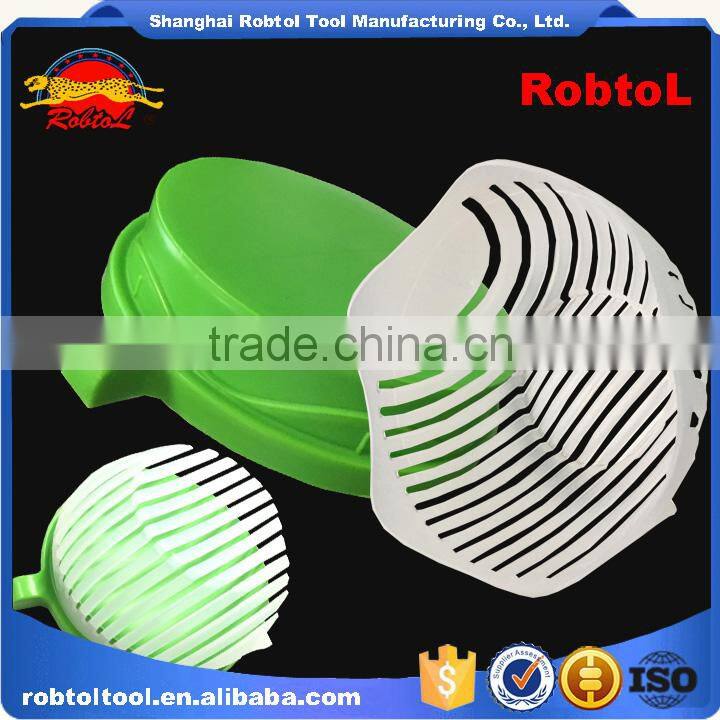 salad maker vegetable cutting bowl strainer fruit cutter slicer chopper kitchen tool PE base PP cover