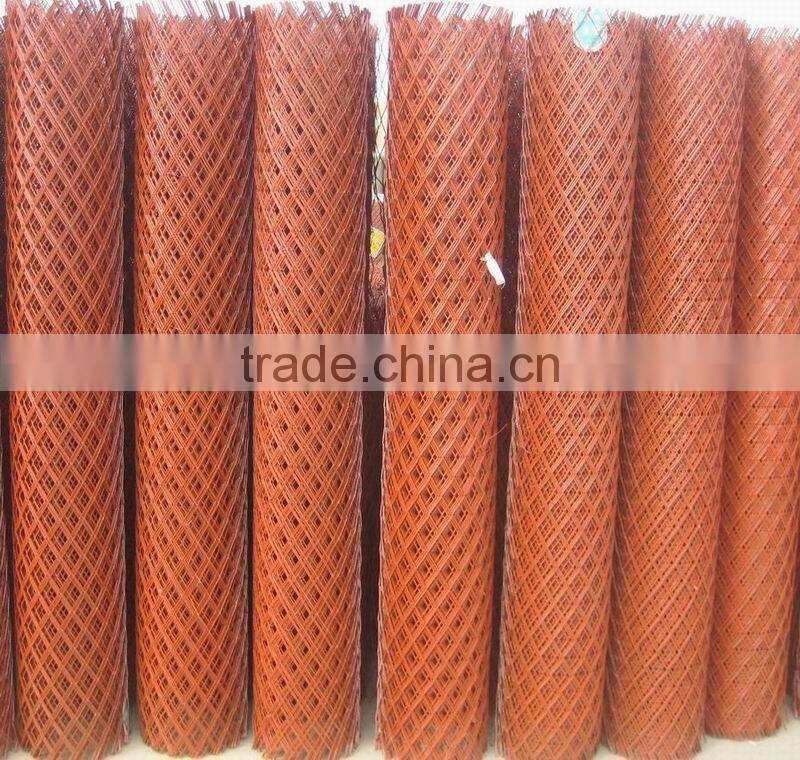 Red color Expanded wire mesh with factory price