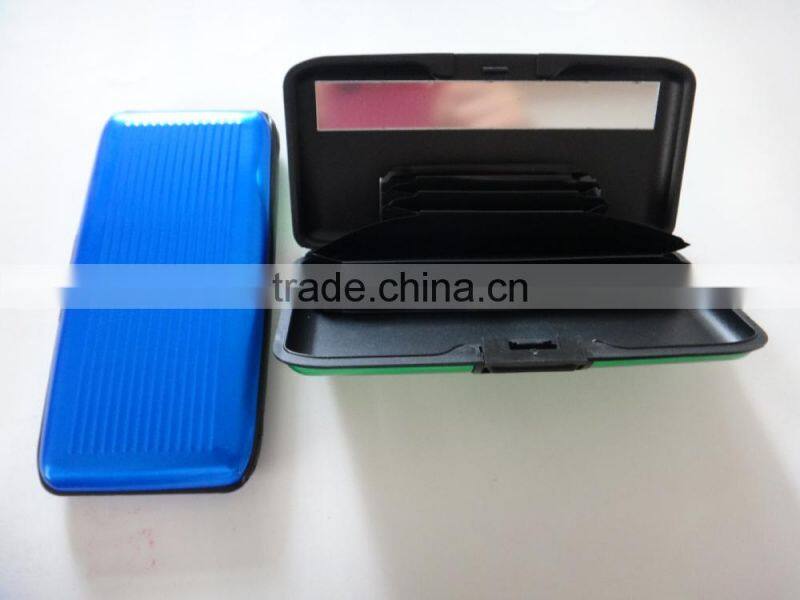 fashion aluminum wallet for girls