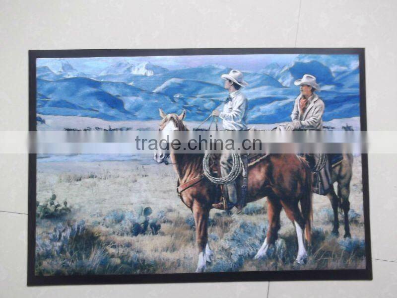 High quality colorfur Anti-Slip door mat,Printed door mat,Floor amt