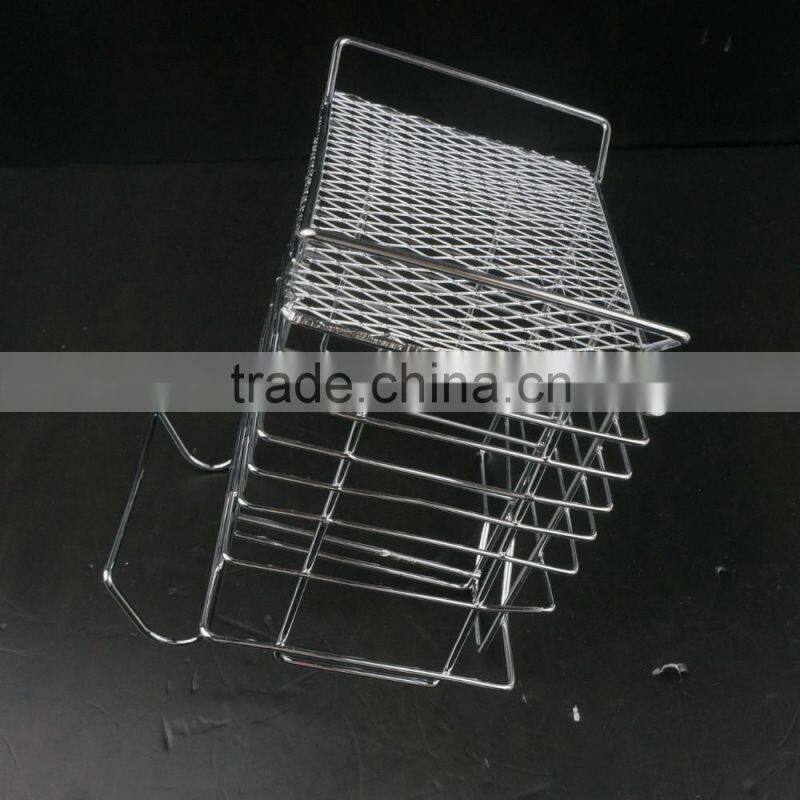 43005 Steel Wire Sink Basket Cutlery Holder Cooking Utensils Storage Kitchen Rack