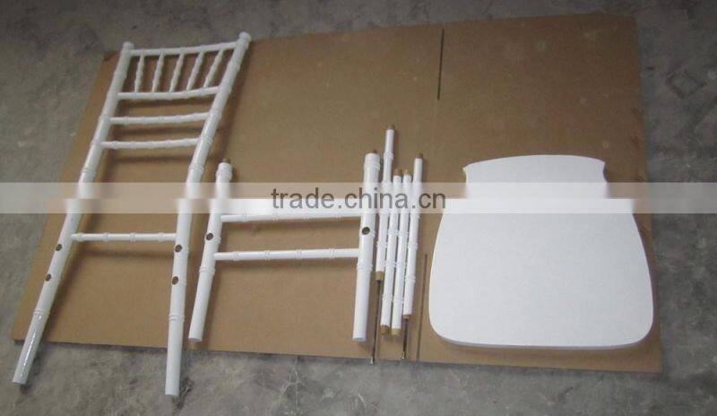 wholesale unfinished wood chiavari chair factory directly