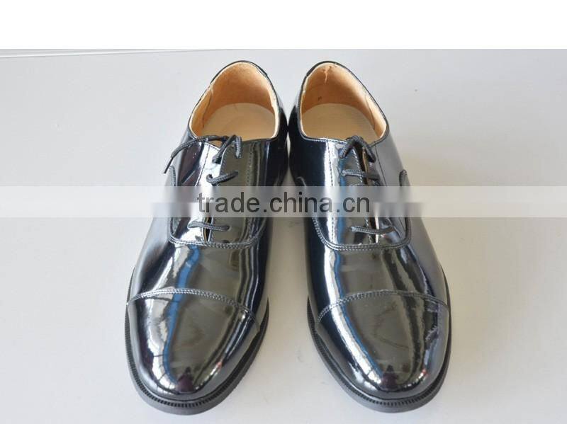 black business men genuine leather shoes