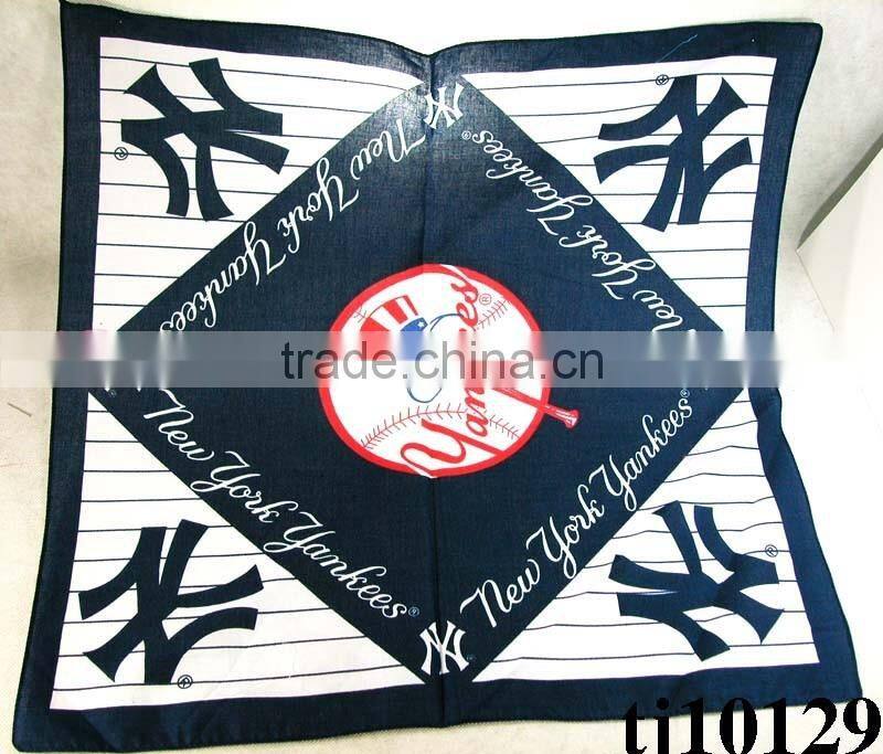 Cheap wholesale promotional 50*50cm custom printed bandana