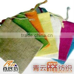 dyed color small jute bags for packing