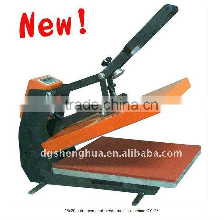 16x20 auto open heat press machine heat transfer printing