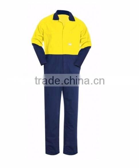 customized manufacture Fire Retardant Industrial Ultrasoft workwear uniform Reflective Tape overalls