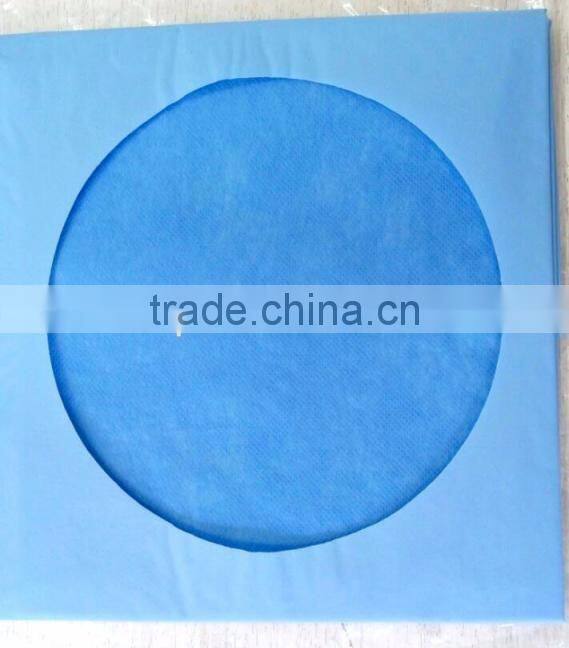 Absorbent Nonwoven Fenestrated Drape Sheet