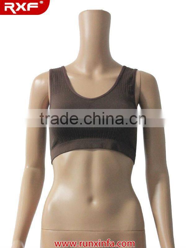 Fitness genie bra with removable pad wholesale China factory