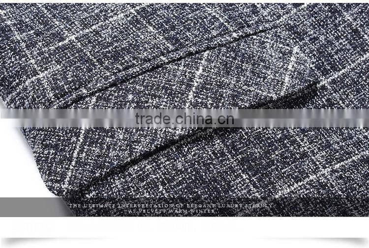 Wholesale Custom Style Fashion Suit Jacket Blazer Checked Men'S Suits For Sale