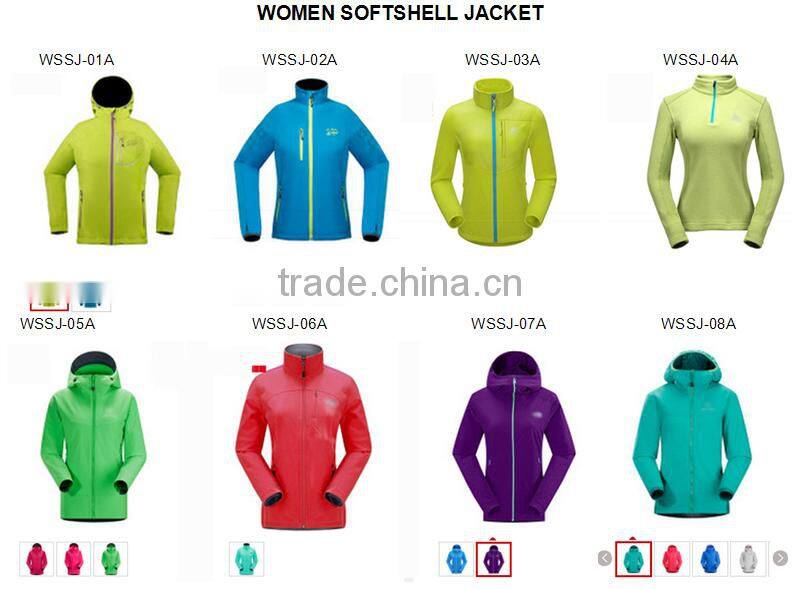 100% polyester lightweight 10000mm waterproof softshell jacket