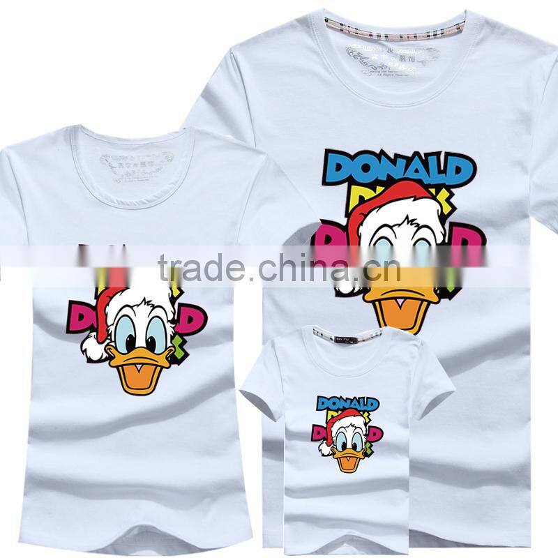 Custom 100% Cotton Family T Shirt Parentage Clothes Wholesale