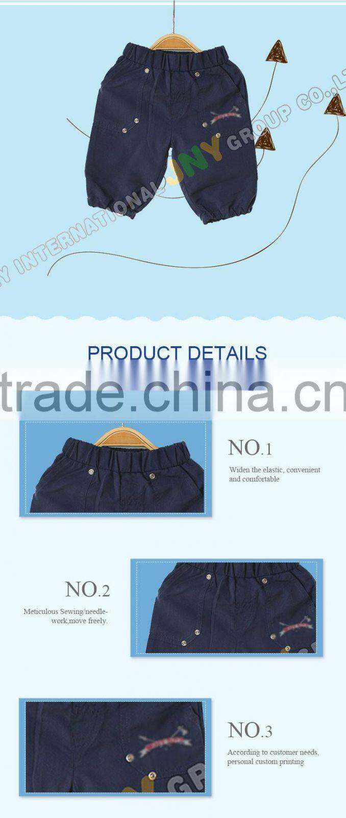 100% Cotton Black Children Harem Pants And Kids Short Pants