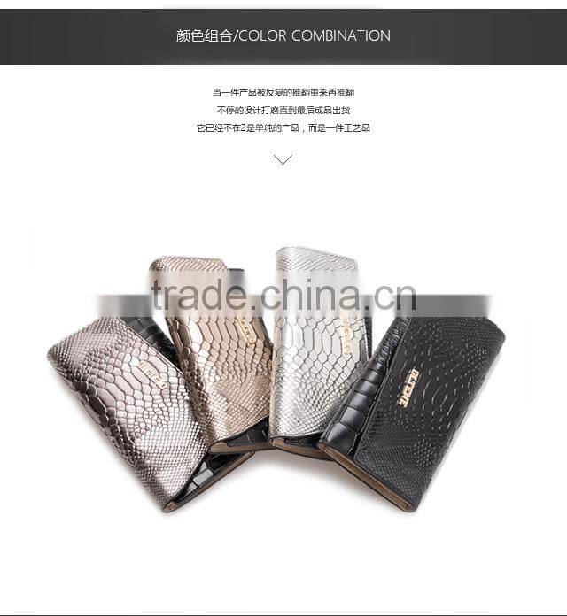 2017 New Style Lady Trend Brand Handbag Large Capacity Cowhide Bag Hand Bag Envelope Bag