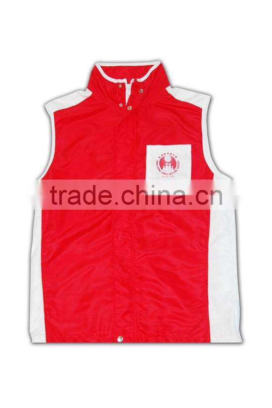 Wholesale factory price manufactures vest uniform cheap custom Company Vest Jackets