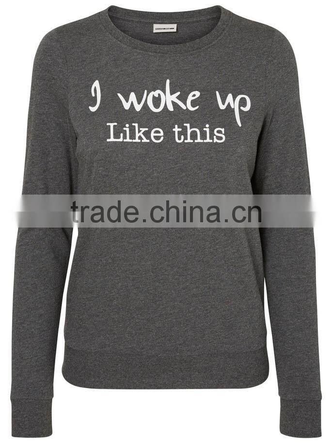 Wholesale Routine Crewneck Sweatshirt Ladies Hoodies And Sweatshirts
