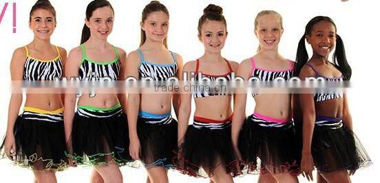 newest hot bright color team teen jazz latin dress wear,tribal costume