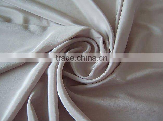100% silk crepe satin fabric