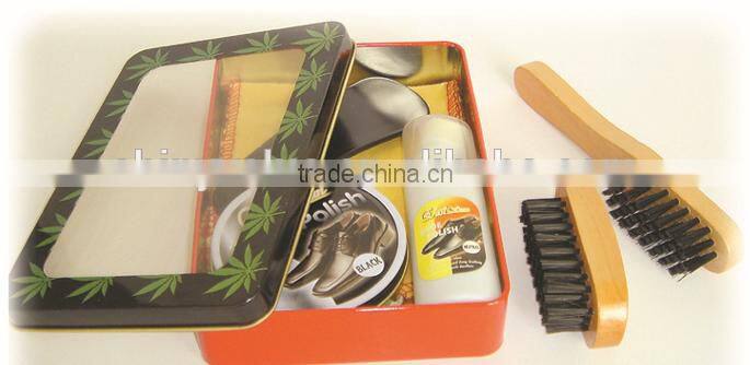 factory wholesale custom logo newest design shoe cleaning gift kit supplier