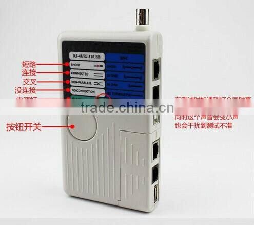 Multifunction 4 in 1 Remote RJ11 RJ45 USB BNC LAN Network Phone Cable Cat5 Cat6 Tester Meter