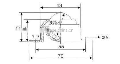 Ball Transfer unit CY-25A
