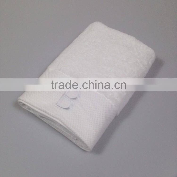 cotton white hotel Bath towel hand face towel set