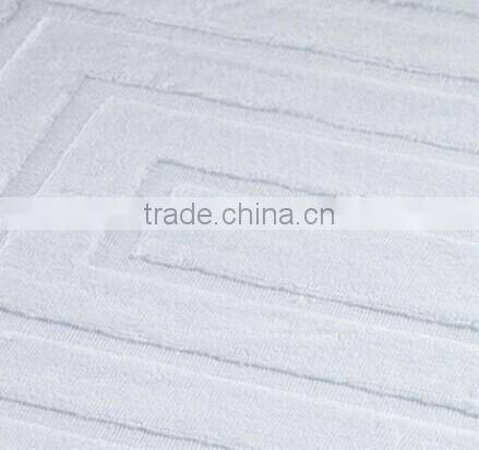 jacquard cotton bath mat