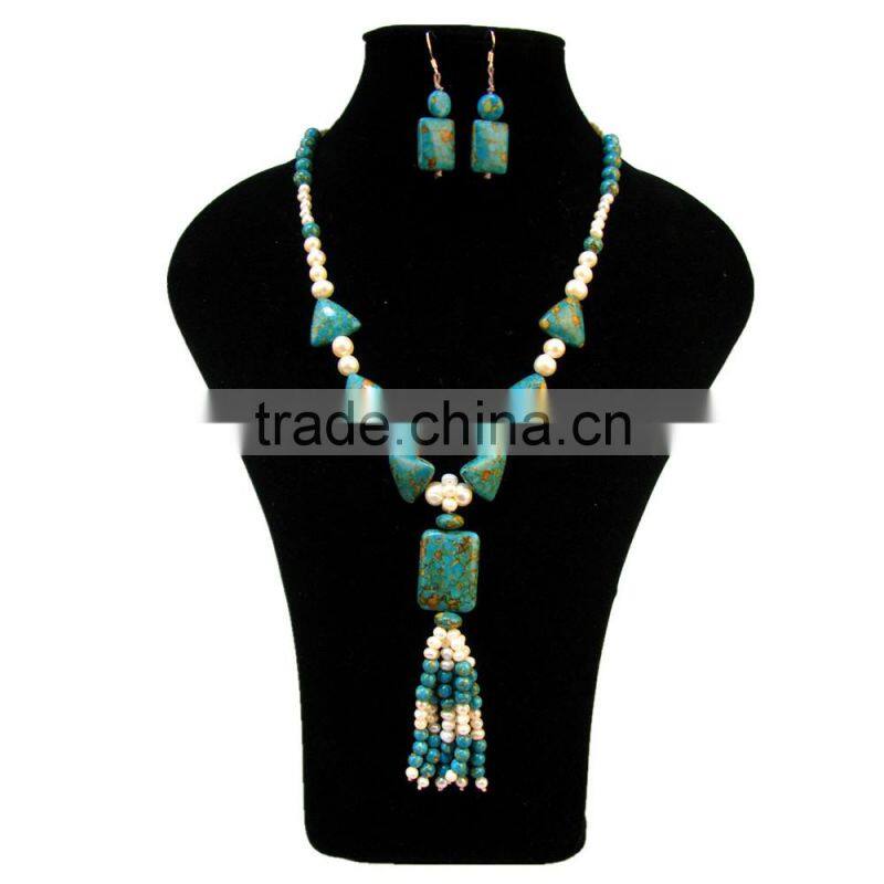 Hot Sale Kallaite Jewelry Set Fashion Jewelry Customized Jewelry 82