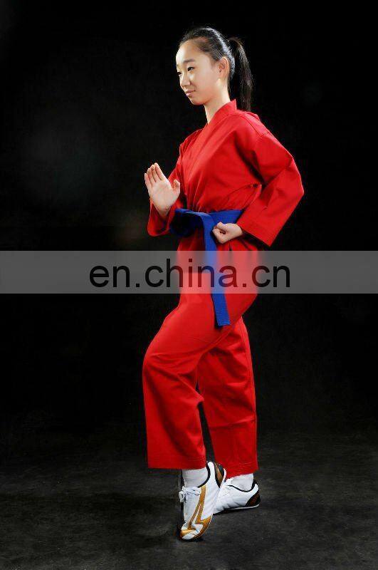 Colored Karate Uniform- Red/ Karate Gi