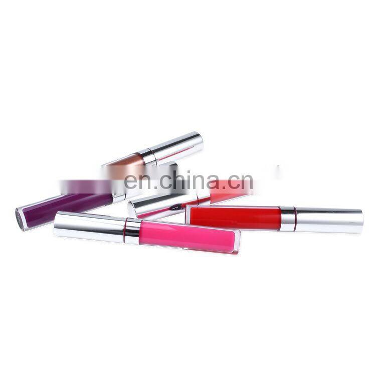 Low minimum quantity colorfast lasting color popular lipgloss your own brand makeup