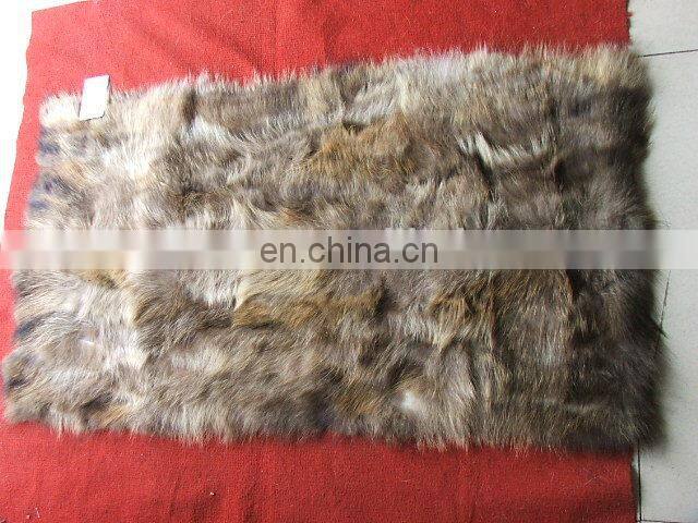 factory direct high quality raccoon fur plate for garment