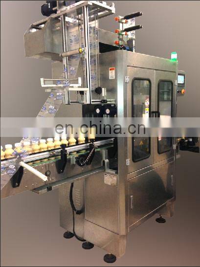 new hot sale automatic small tea bag packing round bottle labeling shrink sleeve cutting machine HTB - 150