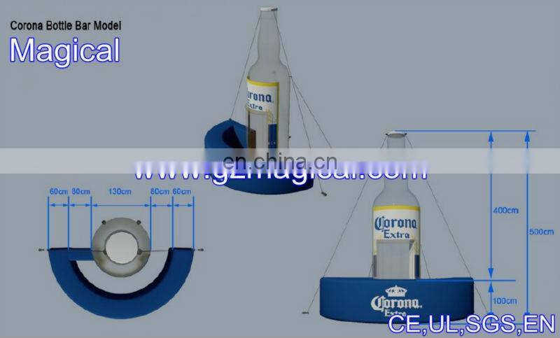 Beautiful White Inflatable Bar Booth for Cocktail