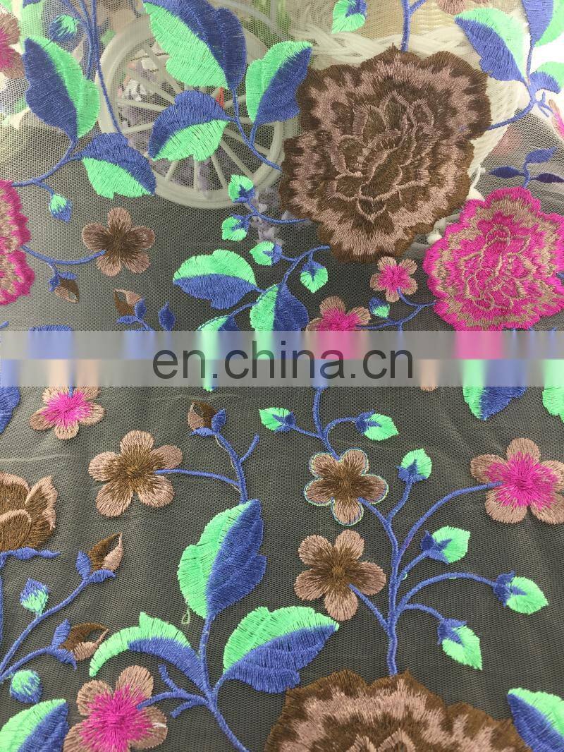 Eco-Friendly Customerized Color lace fabric