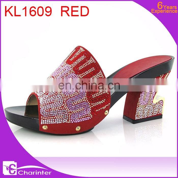 royal blue italian ladies shoes african slipper ladies paty shoes high heel slipper