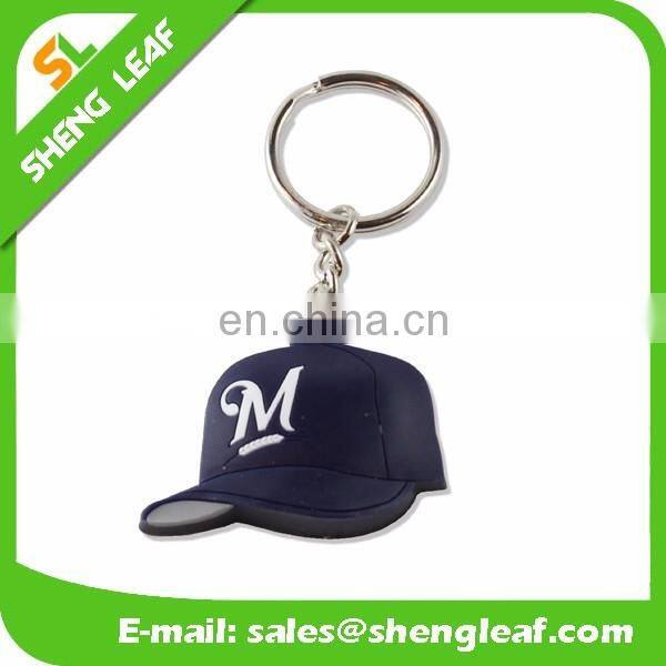 Special Custom Cap shaped Soft PVC Rubber Keychain