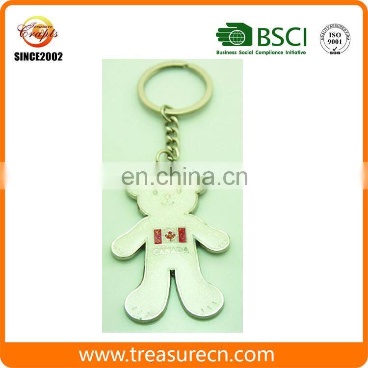 Cheaper quality tourist 3d canada shapekeychain with colour filled