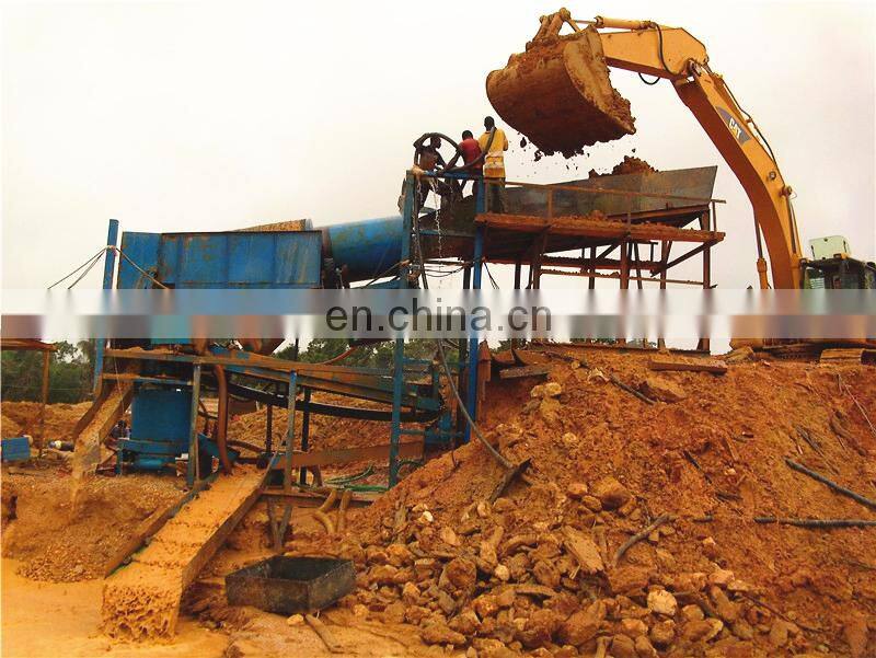 Heavy Duty Gold Mining Plant Equipment with Artificial Grass Carpet