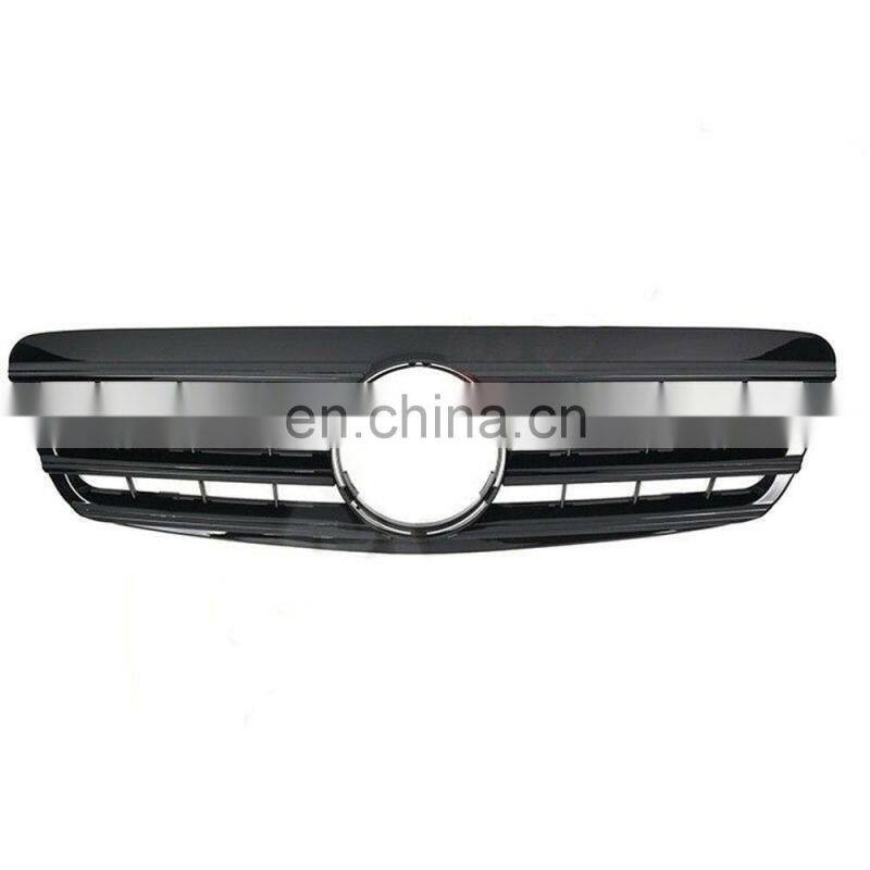 Gloss Black Front Grill Grille Cover 2000-2005 For Mercedes-Benz S-Class W220