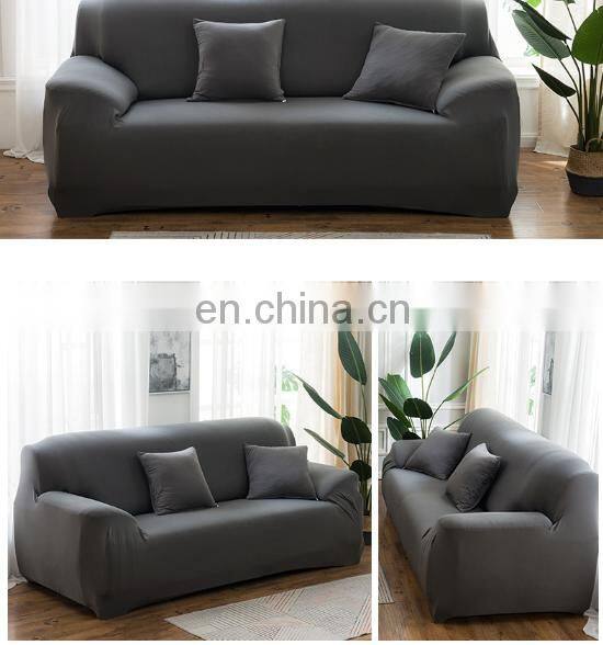 2020 Slipcovers Sectional Elastic Stretch Love seat Couch Cover L shape Protective Spandex Sofa Cover for Living Room