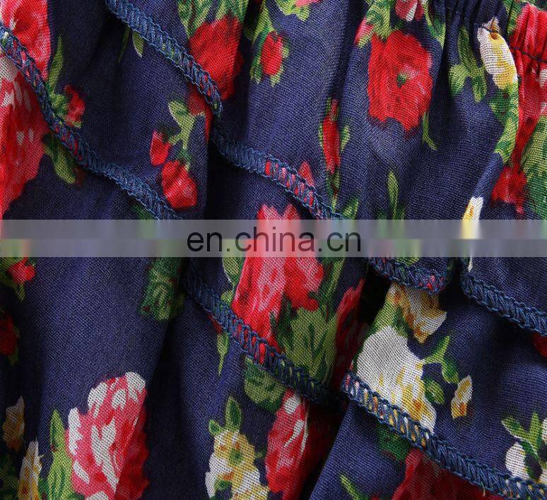 Soft Wear Summer Baby Girls Rompers Kids Floral 100% Cotton Bodysuits