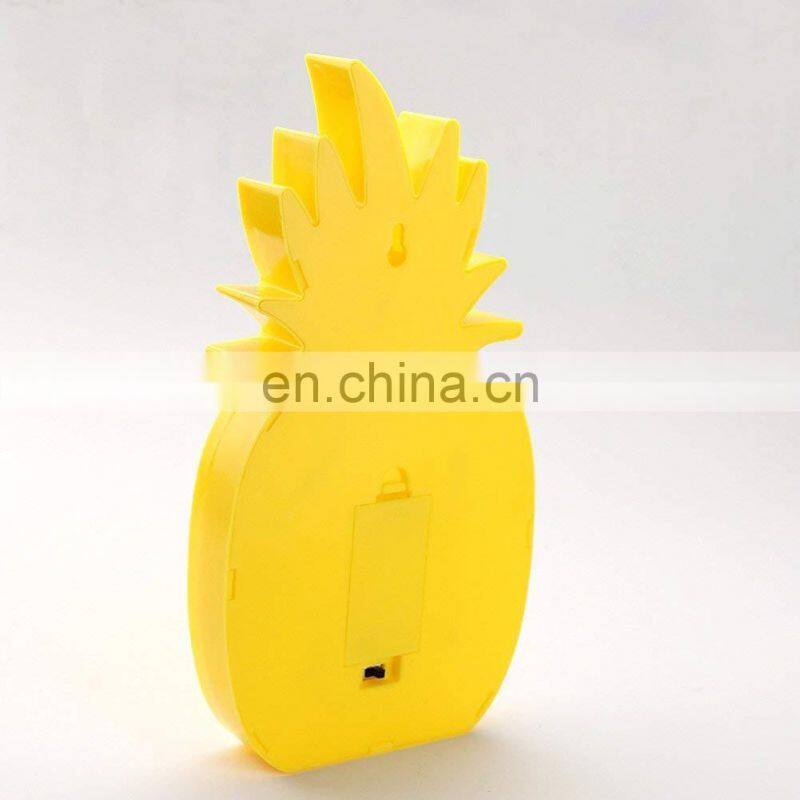 Hanging Wall Led Christmas Holiday Pineapple Decorative Light Fairy Marquee Night Light