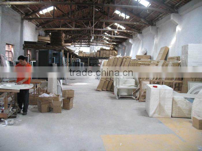 Freestanding White Acrylic Bathroom Portable Irregular Deep Shower Tray