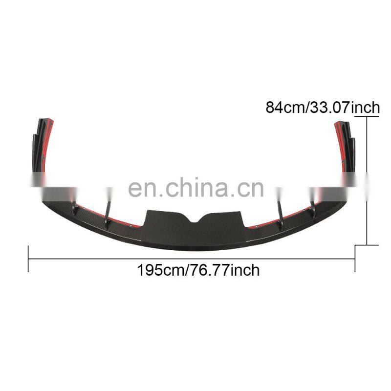 458 Carbon Fiber  Car Front Lip Splitter for Ferrari 458 Coupe 2-Door 2014-2015