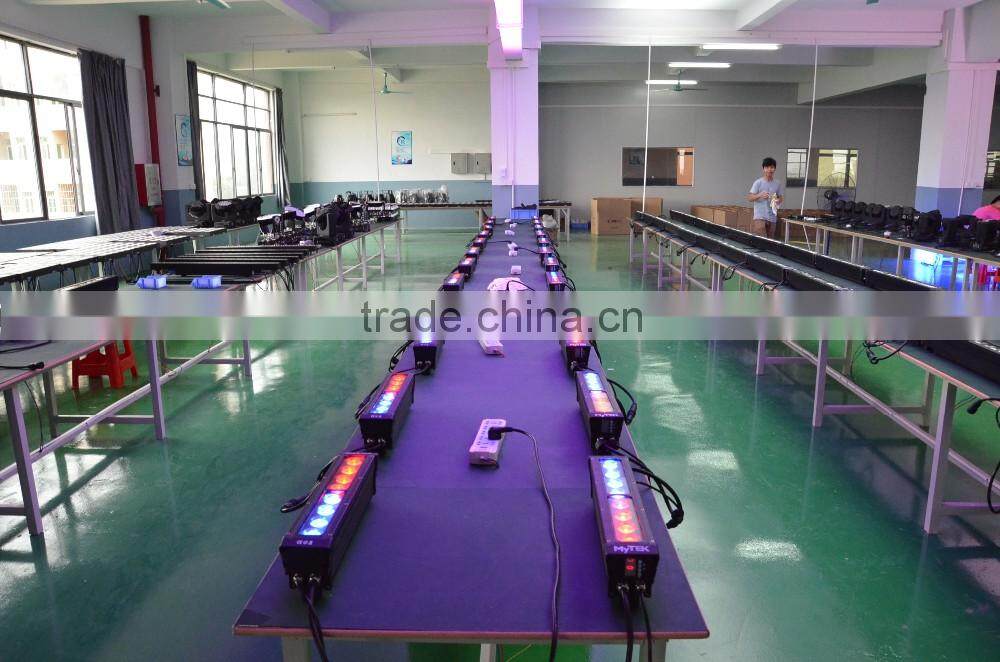Outdoor led light bar 16pcs*10w RGBW ip65 led wall washer